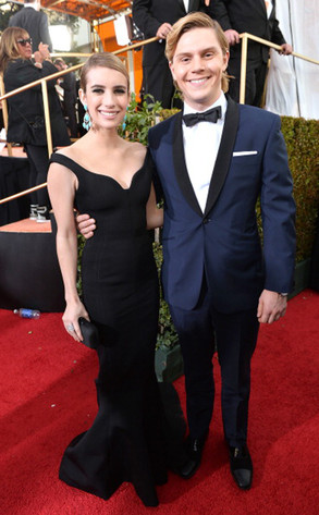 Emma Roberts, Evan Peters, Golden Globe Awards Emma Roberts, Evan Peters, Golden Globe Awards
